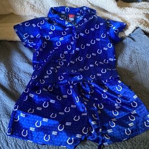 NWOT NFL Ladies Sz M Colts 2 Piece PJ